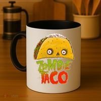 Funny Zombie Taco Coffee Mug thumb 4