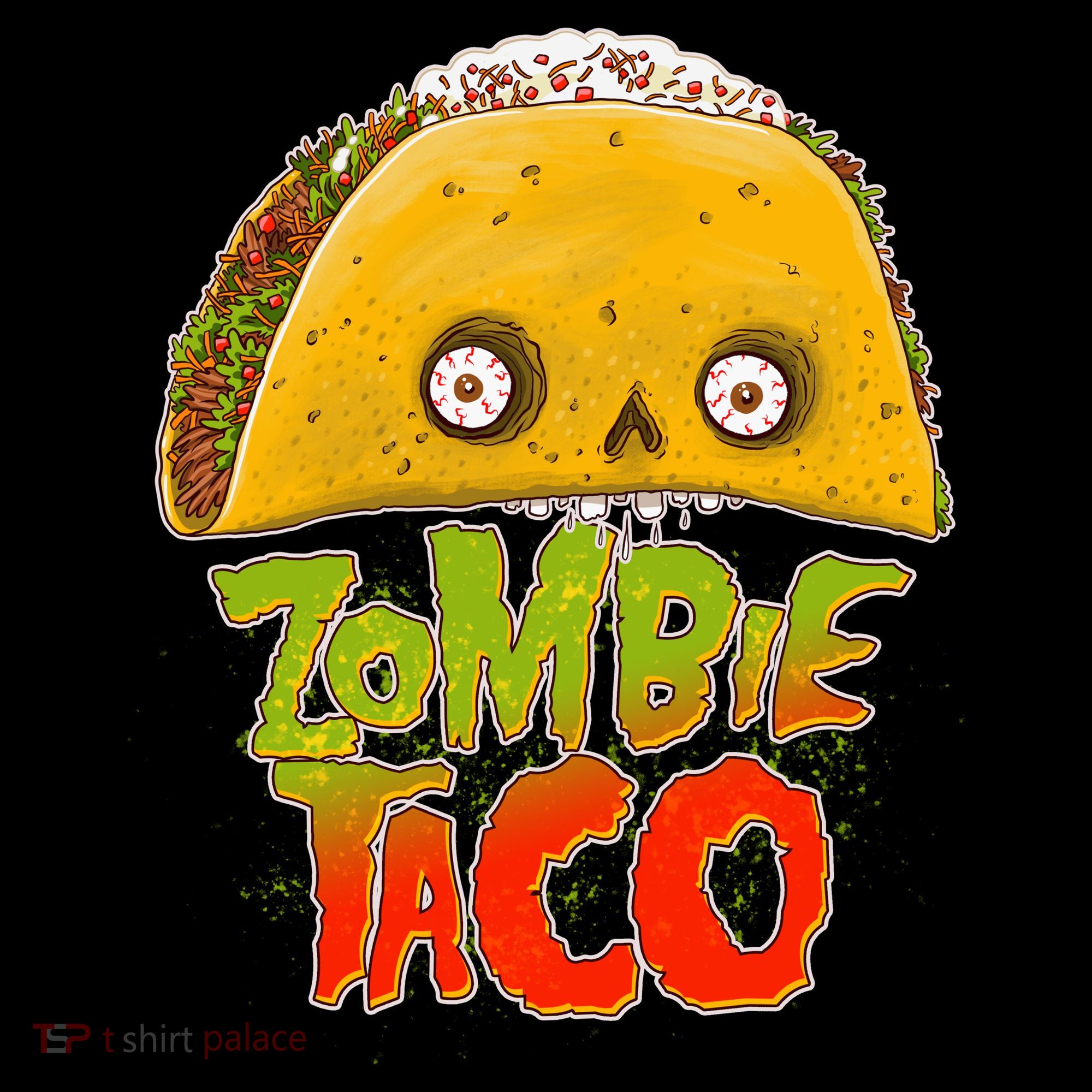 Funny Zombie Taco Coaster