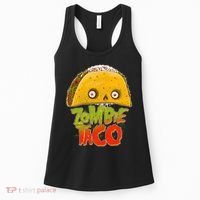 Funny Zombie Taco Women's Tank Top thumb 0