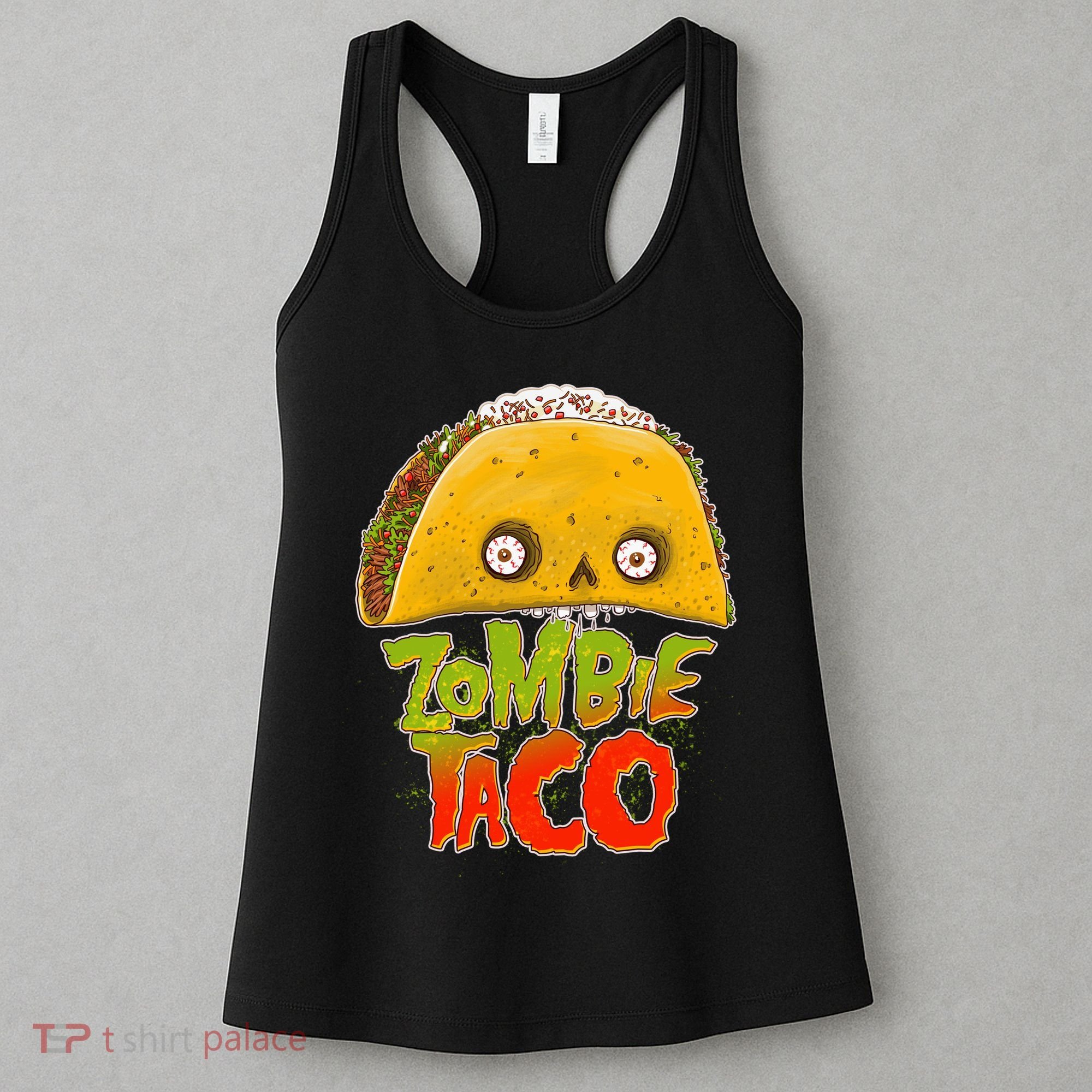 Funny Zombie Taco Women's Tank Top