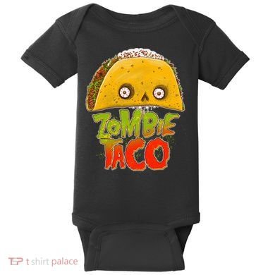 Funny Zombie Taco Baby Bodysuit