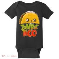Funny Zombie Taco Baby Bodysuit thumb 0