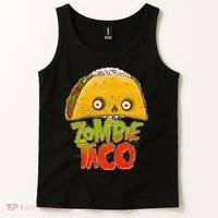 Funny Zombie Taco Tank Top thumb 2