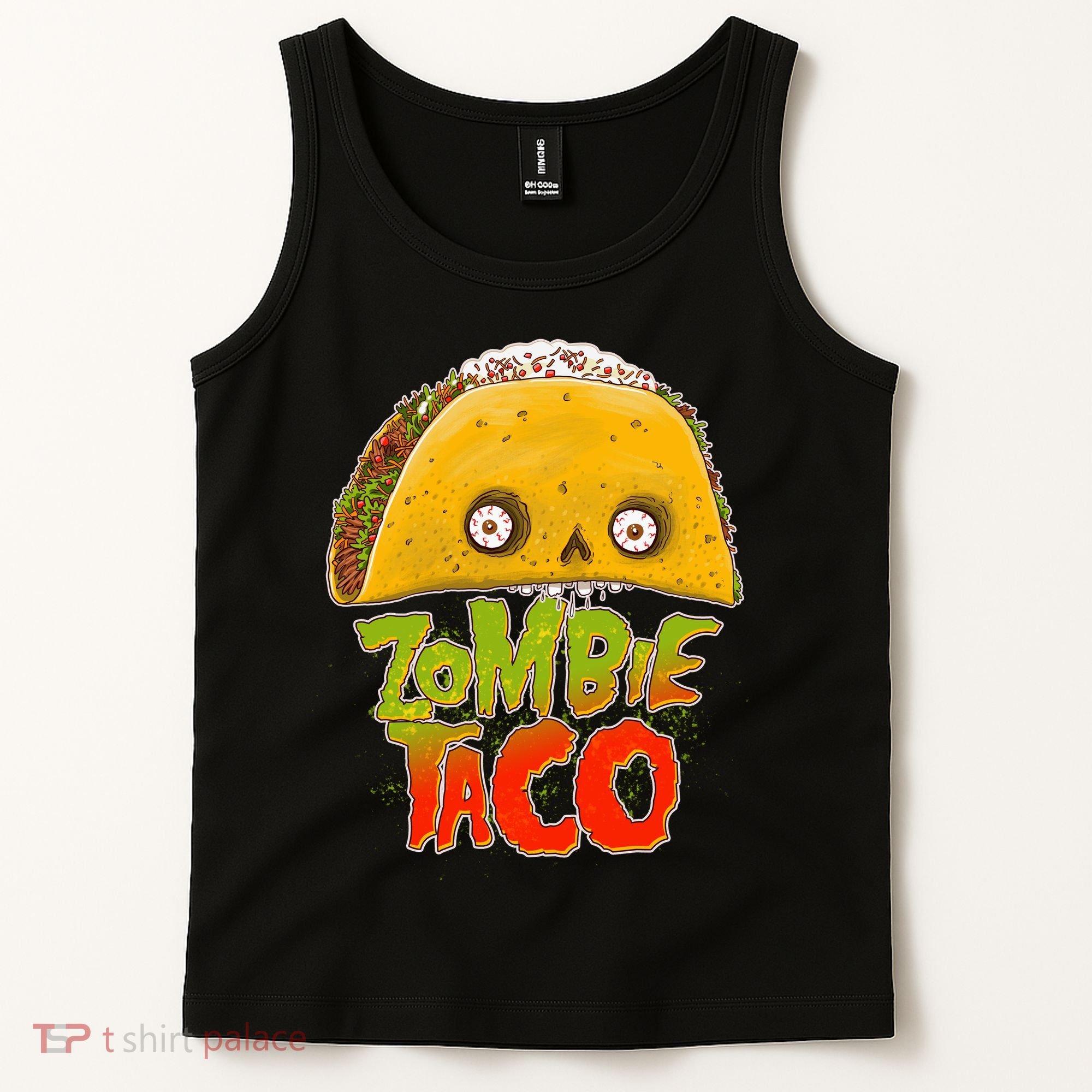 Funny Zombie Taco Tank Top