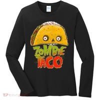 Funny Zombie Taco Women's Long Sleeve Shirt thumb 0