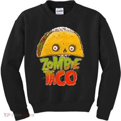 Funny Zombie Taco Kids Sweatshirt