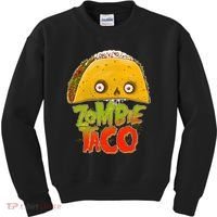 Funny Zombie Taco Kids Sweatshirt thumb 0