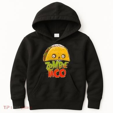 Funny Zombie Taco Kids Hoodie