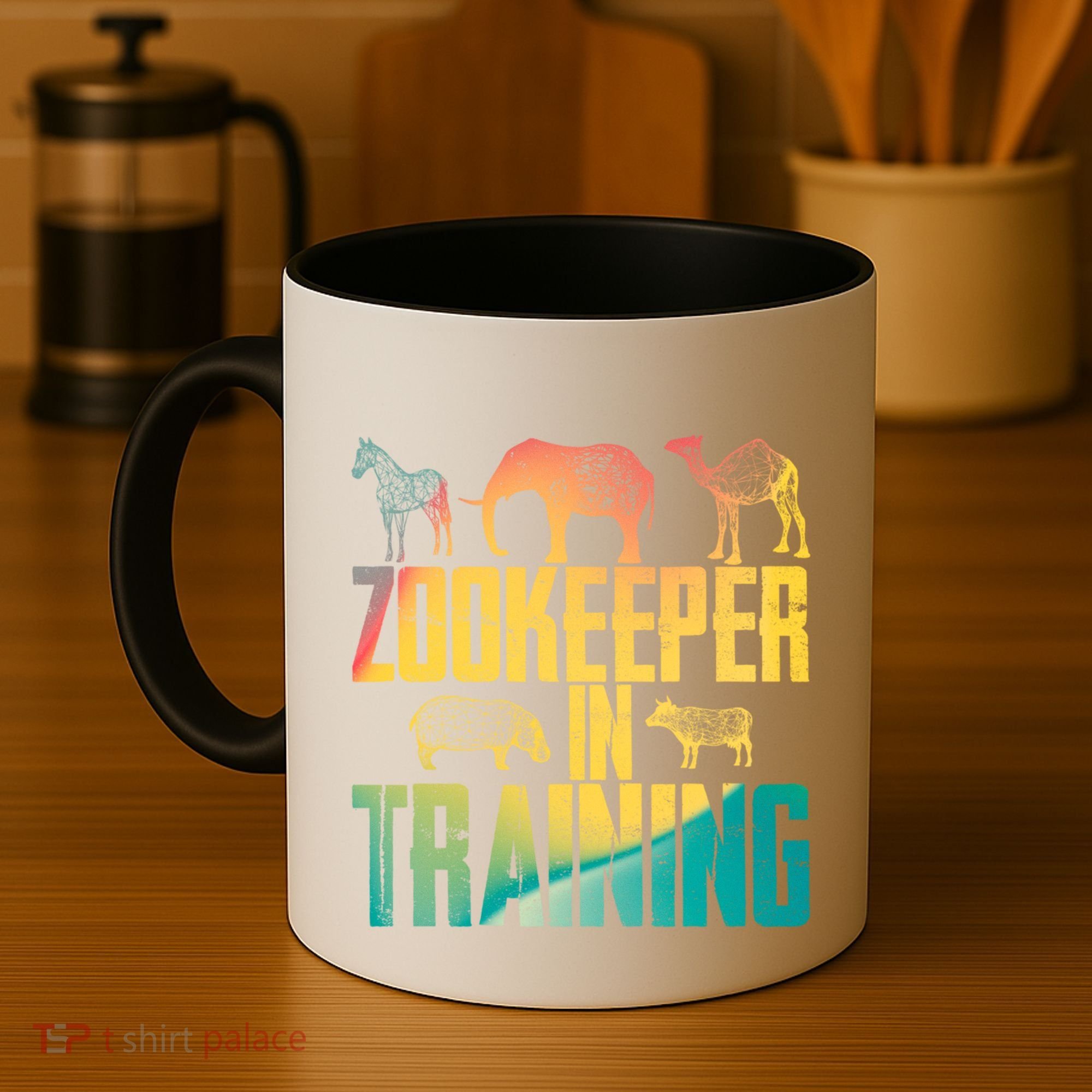 Funny Zookeepping Zookeeper Job Keeping Gift Zoo Keeper In Training Coffee Mug