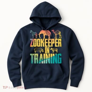 Funny Zookeepping Zookeeper Job Keeping Gift Zoo Keeper In Training Hoodie