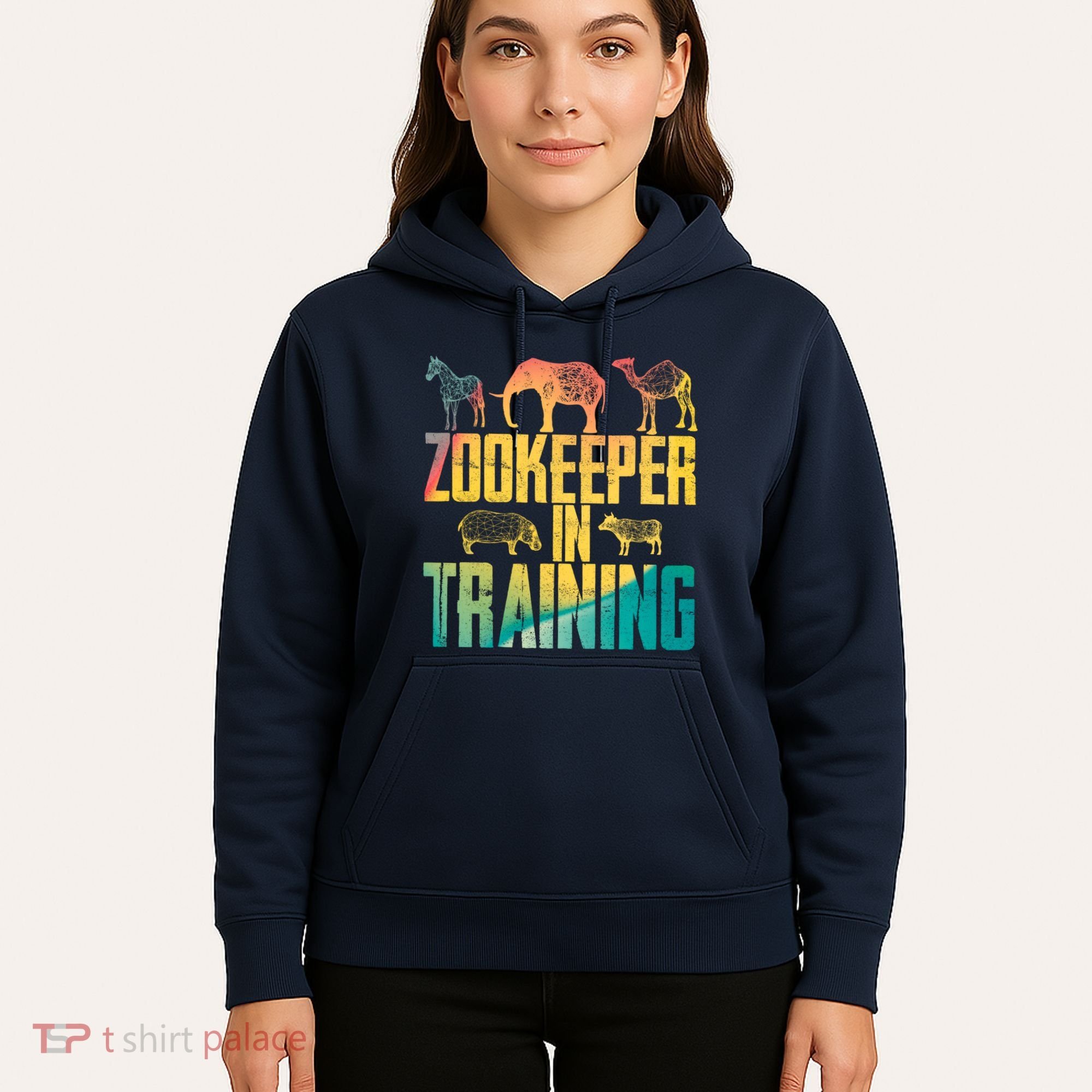 Funny Zookeepping Zookeeper Job Keeping Gift Zoo Keeper In Training Hoodie