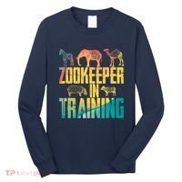 Funny Zookeepping Zookeeper Job Keeping Gift Zoo Keeper In Training Long Sleeve Shirt thumb 0
