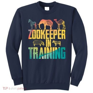 Funny Zookeepping Zookeeper Job Keeping Gift Zoo Keeper In Training Sweatshirt