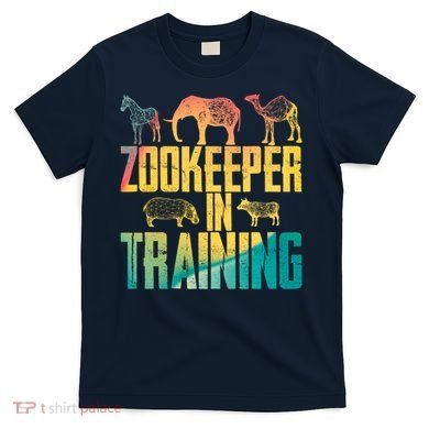 Funny Zookeepping Zookeeper Job Keeping Gift Zoo Keeper In Training T-Shirt