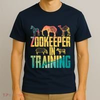 Funny Zookeepping Zookeeper Job Keeping Gift Zoo Keeper In Training T-Shirt thumb 3