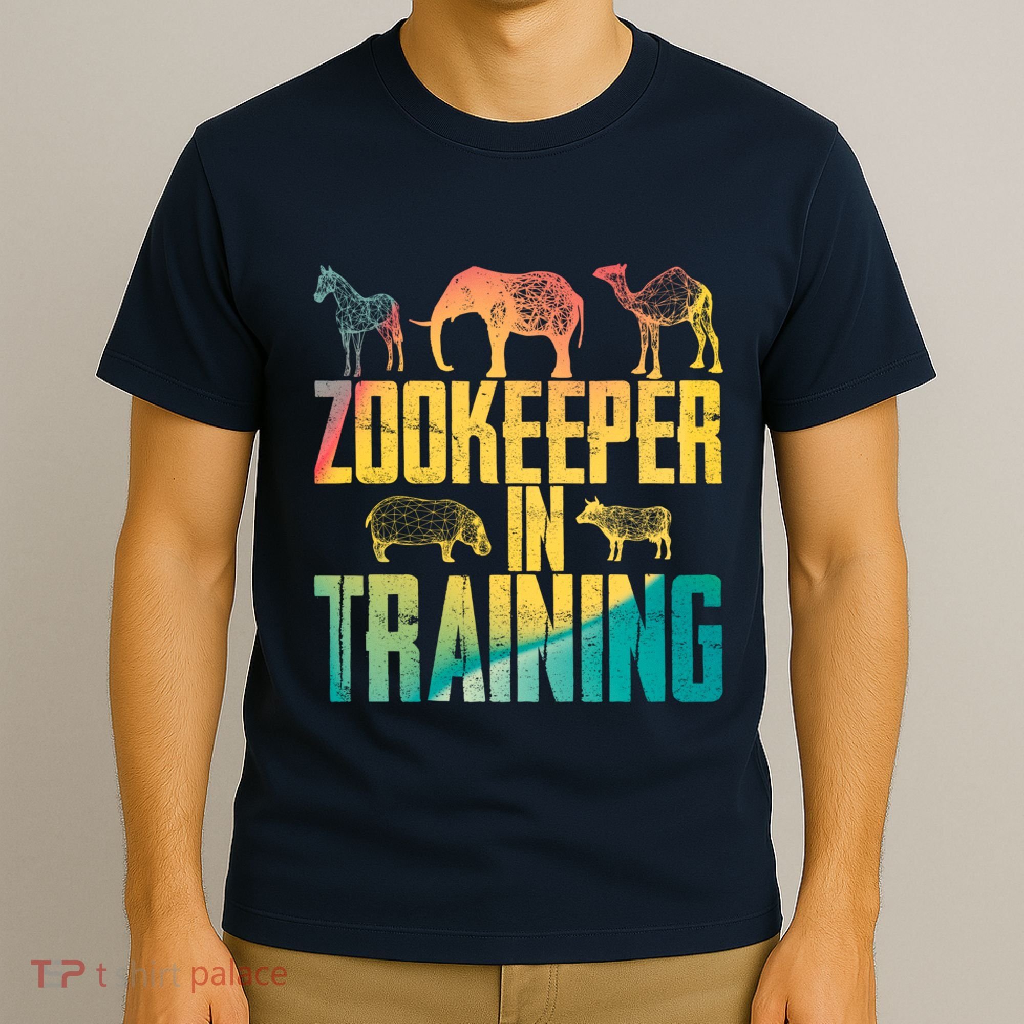 Funny Zookeepping Zookeeper Job Keeping Gift Zoo Keeper In Training T-Shirt