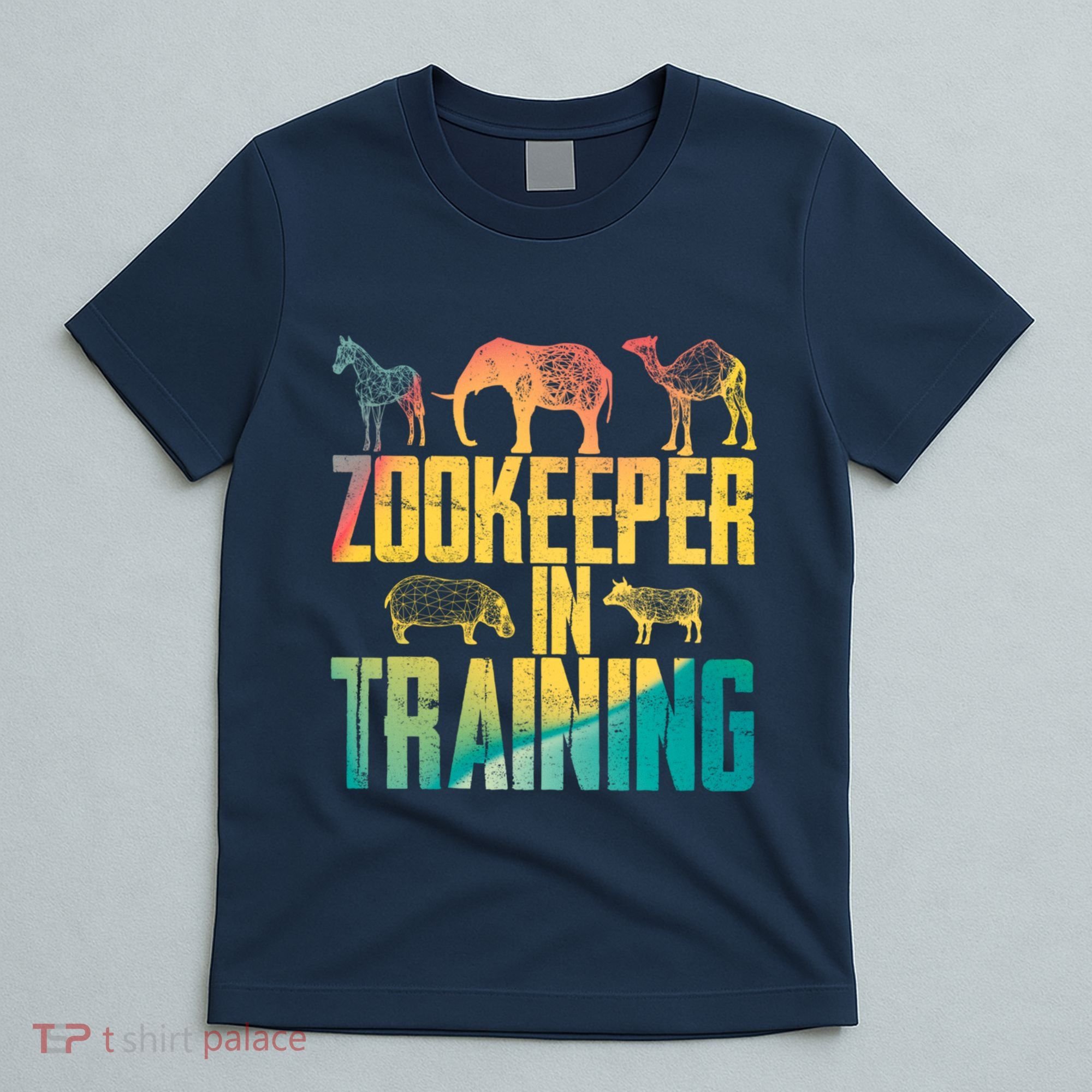 Funny Zookeepping Zookeeper Job Keeping Gift Zoo Keeper In Training T-Shirt