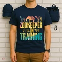 Funny Zookeepping Zookeeper Job Keeping Gift Zoo Keeper In Training T-Shirt thumb 6
