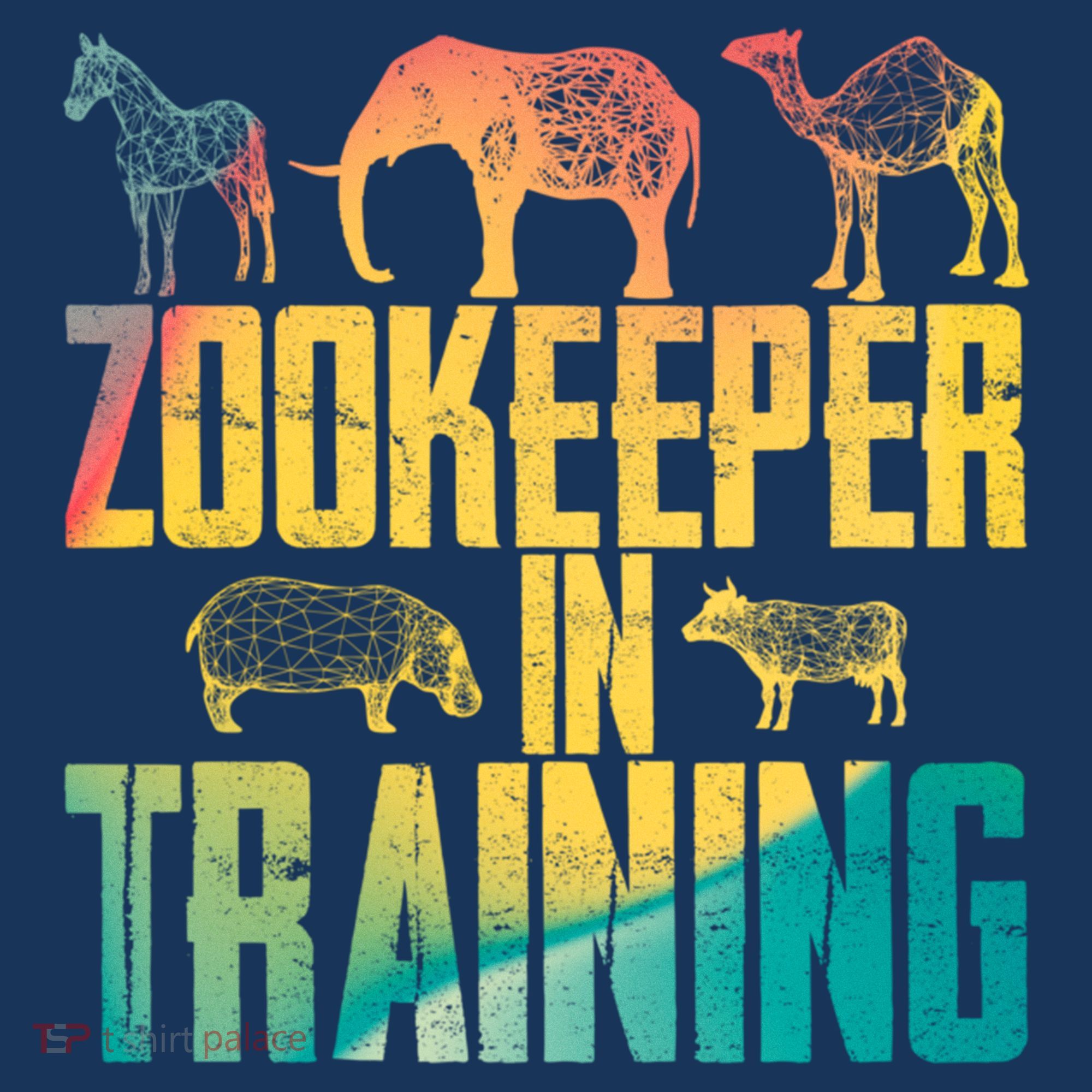 Funny Zookeepping Zookeeper Job Keeping Gift Zoo Keeper In Training T-Shirt