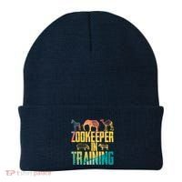 Funny Zookeepping Zookeeper Job Keeping Gift Zoo Keeper In Training Beanie thumb 0