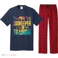 Funny Zookeepping Zookeeper Job Keeping Gift Zoo Keeper In Training Pajama Set thumb 0
