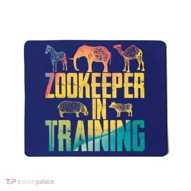 Funny Zookeepping Zookeeper Job Keeping Gift Zoo Keeper In Training Mousepad