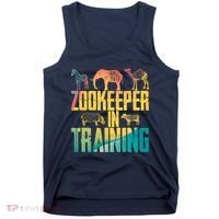 Funny Zookeepping Zookeeper Job Keeping Gift Zoo Keeper In Training Tank Top thumb 0