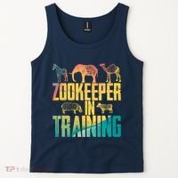 Funny Zookeepping Zookeeper Job Keeping Gift Zoo Keeper In Training Tank Top thumb 2