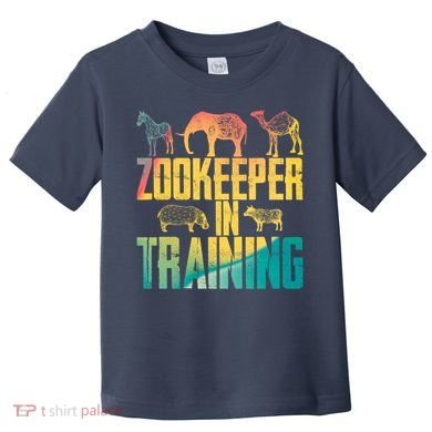 Funny Zookeepping Zookeeper Job Keeping Gift Zoo Keeper In Training Toddler T-Shirt