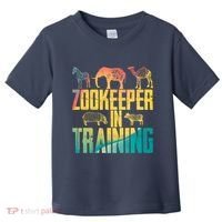 Funny Zookeepping Zookeeper Job Keeping Gift Zoo Keeper In Training Toddler T-Shirt thumb 0