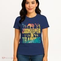 Funny Zookeepping Zookeeper Job Keeping Gift Zoo Keeper In Training Women's T-Shirt thumb 4