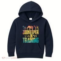 Funny Zookeepping Zookeeper Job Keeping Gift Zoo Keeper In Training Kids Hoodie thumb 0