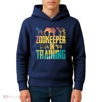 Funny Zookeepping Zookeeper Job Keeping Gift Zoo Keeper In Training Kids Hoodie thumb 4