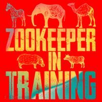 Funny Zookeepping Zookeeper Job Keeping Gift Zoo Keeper In Training Santa Hat thumb 1
