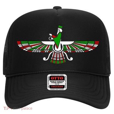 Faravahar Zarathustra Zoroastrian Farohar Iran Flag Hat