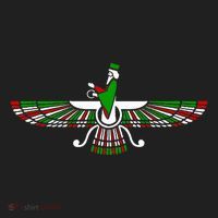 Faravahar Zarathustra Zoroastrian Farohar Iran Flag Hat thumb 2