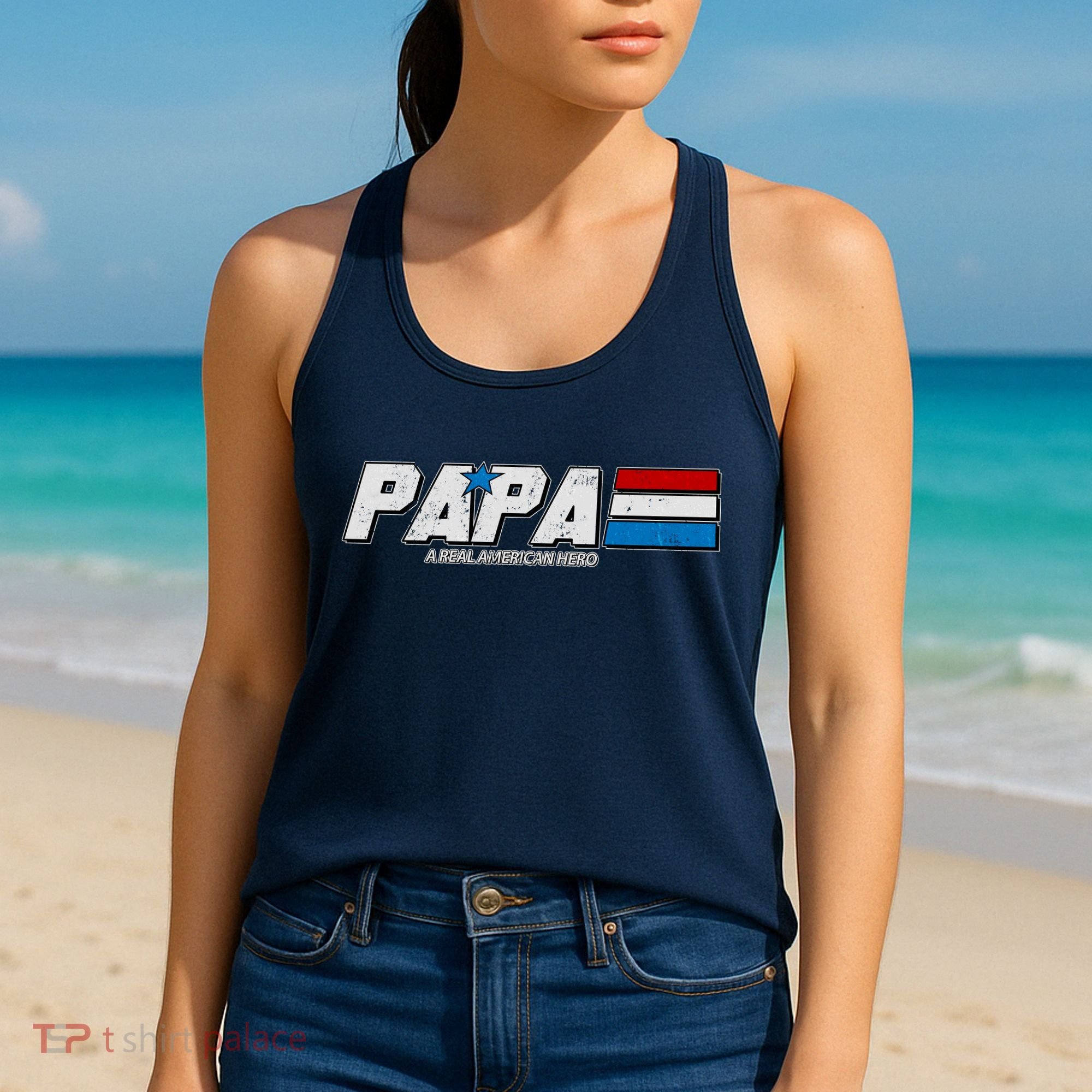 G.I. Papa Real American Hero Women's Tank Top