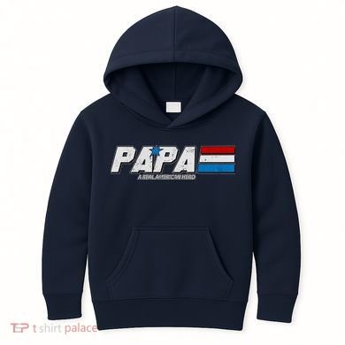 G.I. Papa Real American Hero Kids Hoodie