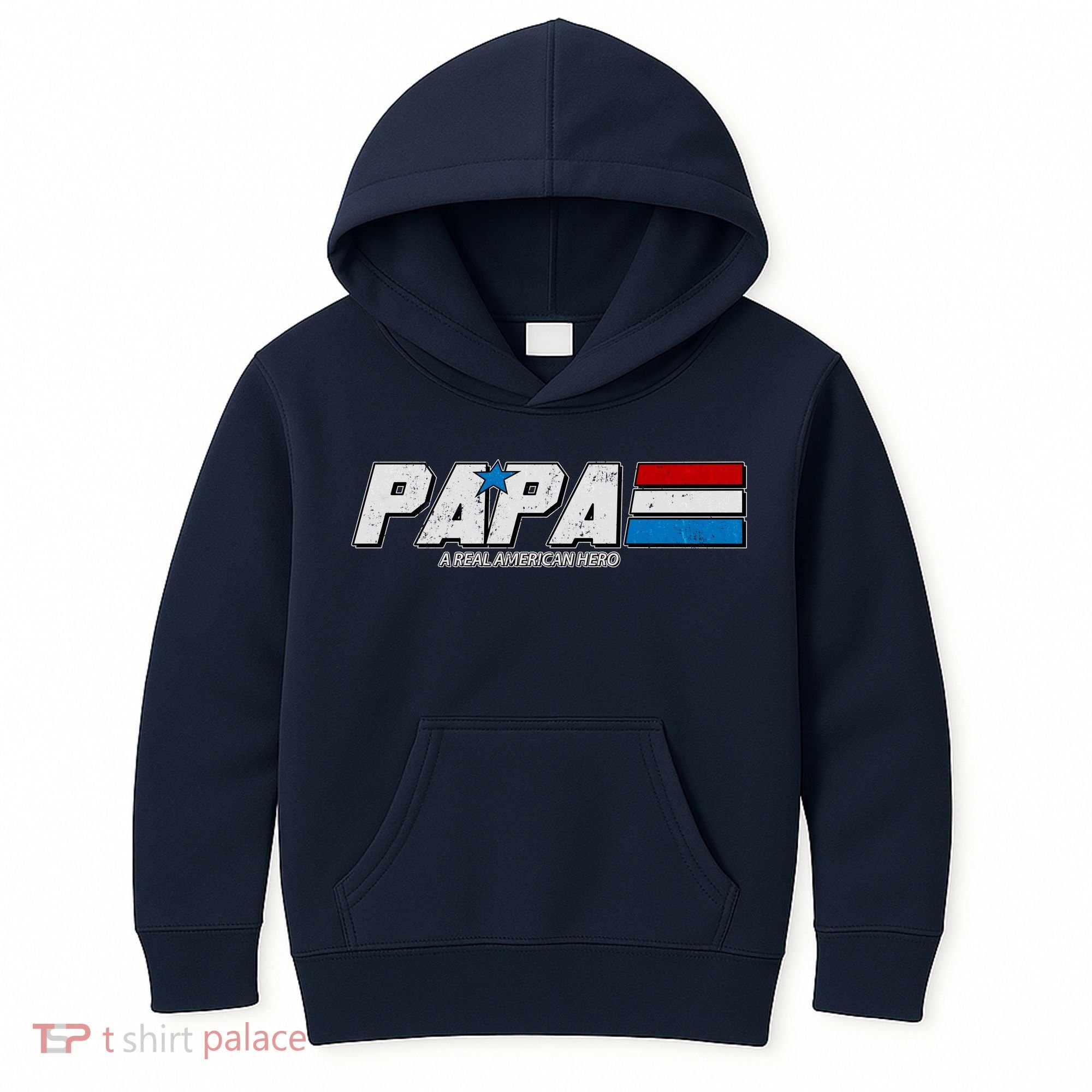 G.I. Papa Real American Hero Kids Hoodie