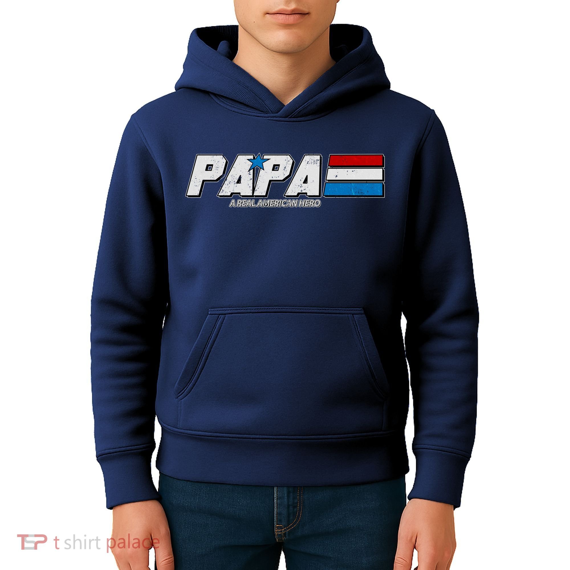 G.I. Papa Real American Hero Kids Hoodie