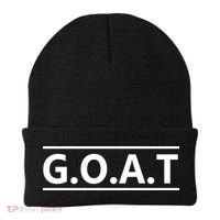 G.O.A.T Goat Great Of All Time Beanie thumb 0