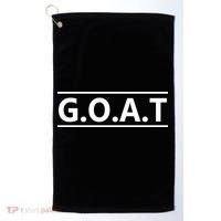 G.O.A.T Goat Great Of All Time Golf Towel thumb 0