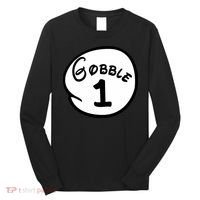 Gobble 1 2 3 Funny Thanksgiving Matching Long Sleeve Shirt thumb 0