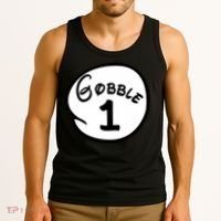 Gobble 1 2 3 Funny Thanksgiving Matching Tank Top thumb 3
