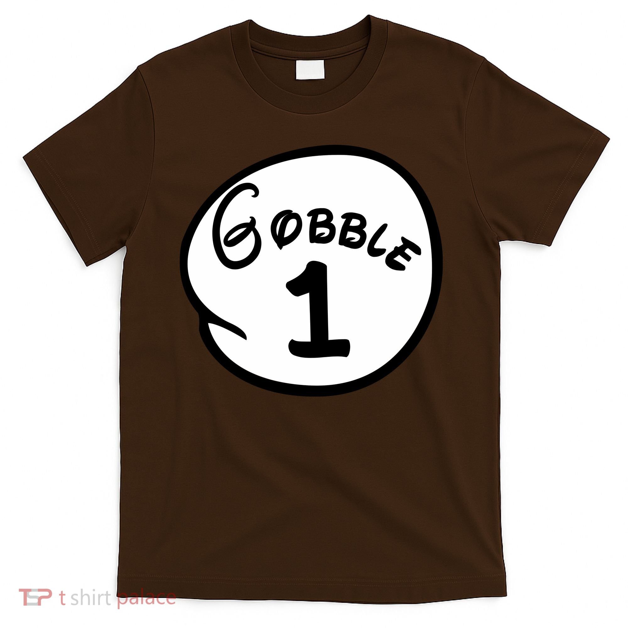 Gobble 1 2 3 Funny Thanksgiving Matching T-Shirt