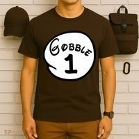 Gobble 1 2 3 Funny Thanksgiving Matching T-Shirt thumb 6