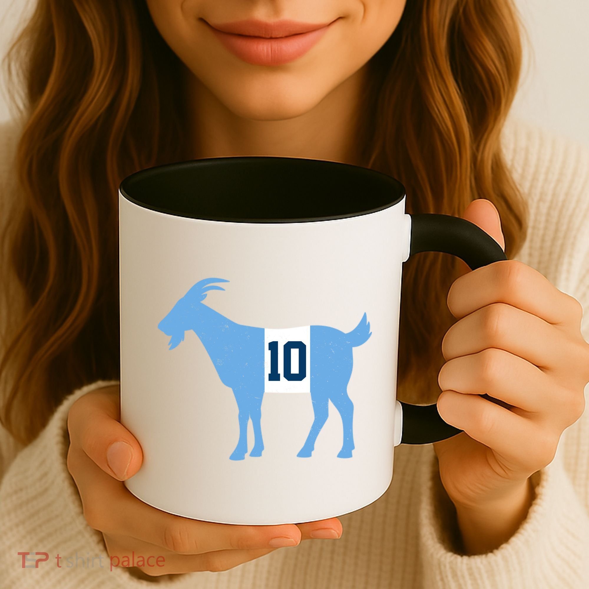 Messi Goat #10 Argentina Soccer Coffee Mug