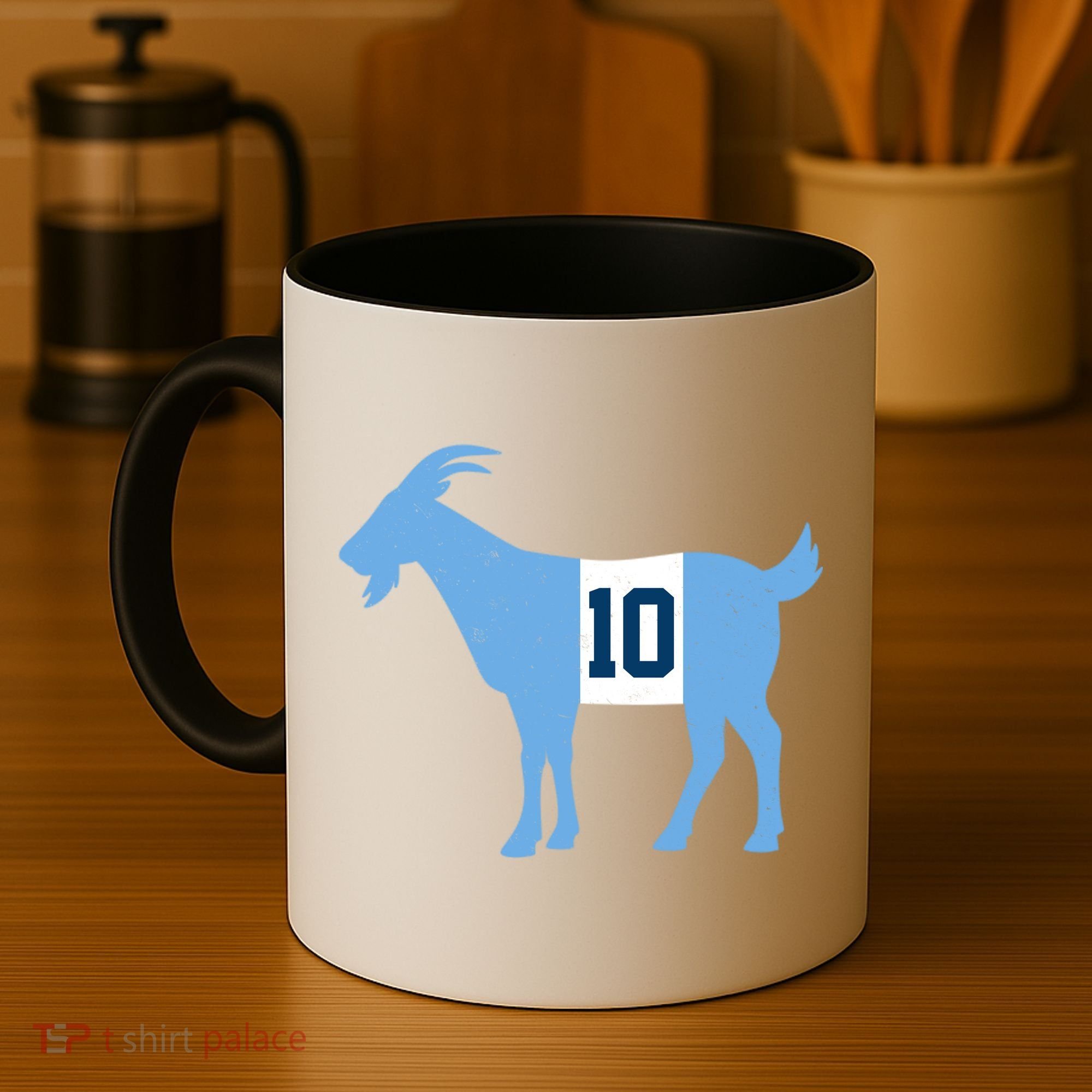 Messi Goat #10 Argentina Soccer Coffee Mug
