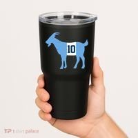 Messi Goat #10 Argentina Soccer Tumbler thumb 2