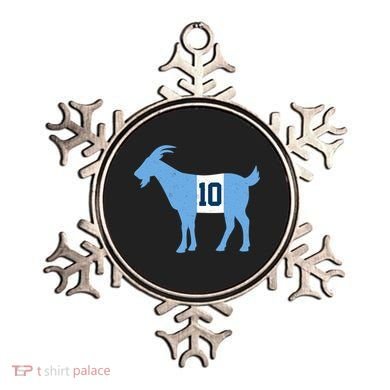 Messi Goat #10 Argentina Soccer Ornament